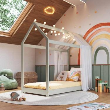 Imagem de Mini Cama Montessoriana Madeira Maciça para Colchão 150x70cm Aurora Multimóveis CR35387