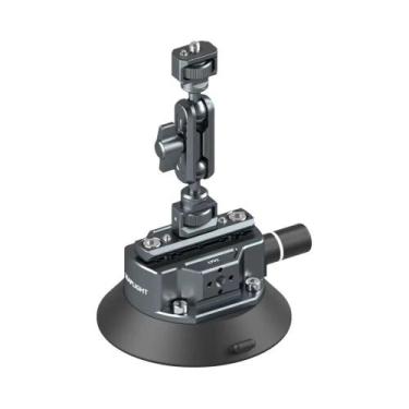 Imagem de Suporte De Ventosa Para Carro Com Bomba Manual Ajustável Para Câmera D