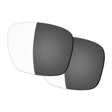 Imagem de VisionGlobal Lentes de reposição para óculos de sol Ray-Ban Meta RW4006 (50 mm), bloqueio de luz azul/lentes polarizadas, masculino/feminino, Cinza fotocromático com bloqueio de luz azul, 50