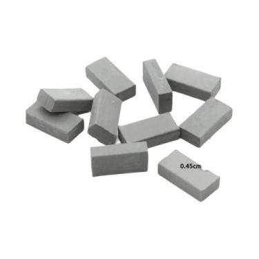 Imagem de Tijolos Miniatura Vermelhos E Cinzas 100pcs Escala 1:16 Para DIY Casas