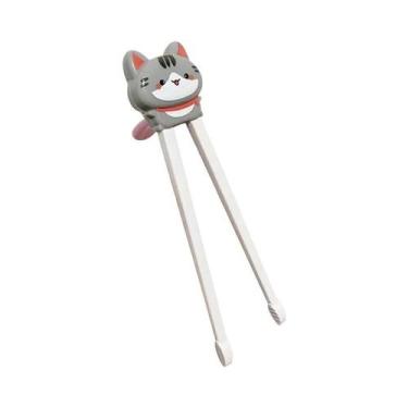 Imagem de Par De Hashis De Treinamento Para Crianças Com Desenho De Gato Fofo Pa