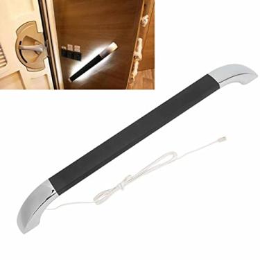 Imagem de Asixxsix 495mm LED RV Assistência de Entrada Puxa, Barra de Garupa Iluminada Com Luz Amarela Quente, Alça de Garganta LED para Iates Reboques de Barcos