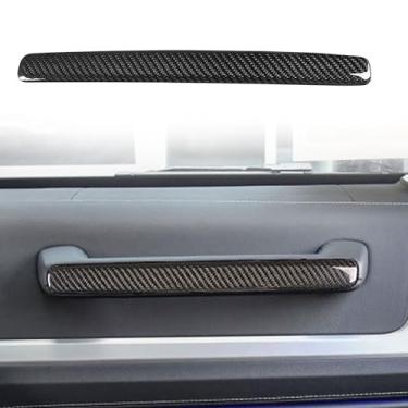Imagem de FINMOKAL Fibra de Carbono Interior de Carro Co-Pilot Caixa de Luvas Tira de Acabamento Compatível com Benz G-Class G500 G63 W464 2019-2023