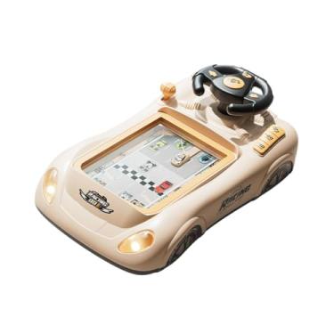 Imagem de simhoa Simulação de direção, volante de brinquedo, simulador de direção, brinquedo musical interativo, jogo de corrida de carro para crianças de 3 anos ou
