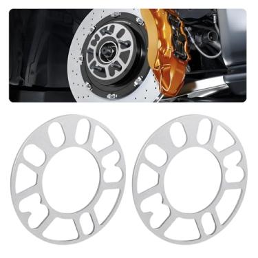 Imagem de Wogomz Espaçador universal de roda de 5 mm, espaçadores de roda centrados em cubo para 4 terminais e 5 argolas, PCD 98-120 mm, espaçador de carro para padrão de parafuso de encaixe de cubo 4 x 100/4 x