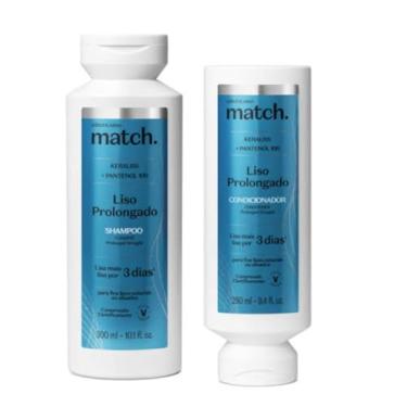 Imagem de Kit Match Liso Prolongado: Shampoo + Condicionador