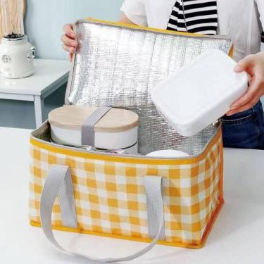 Imagem de Sacola Térmica Grande 12l Cooler Impermeável Viagem Camping - Yeet