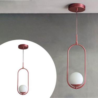 Imagem de Luminaria De Teto Pendente Para Lavabo Quarto Cabeceira Banheiro Globo