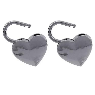 Imagem de KIMISS Fábrica Direta 30 * 39mm de Cadeado de Coração de Bronze Antigo, Trava de Hardware Deco, Cores personalizáveis: Antiguidade, Bronze Antigo, Preto-are (#13)