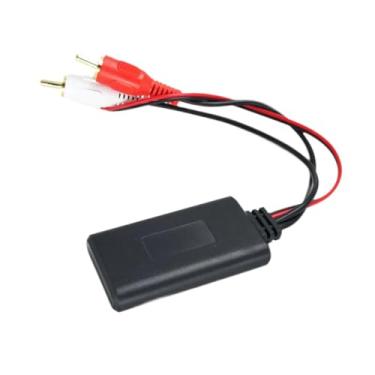 Imagem de KiBcsLic Módulo adaptador de cabo de áudio automotivo, receptor de música, peças de reposição profissionais, conector estéreo de rádio automotivo para teatro e, Rca 2 Fios