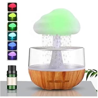 Imagem de UMIDIFICADOR RAIN CLOUD NUVEM CHUVA 300ML KR201