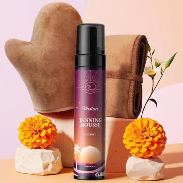 Imagem de Mousse autobronzeadora Vivitan Medium Bronze 250mL com luva