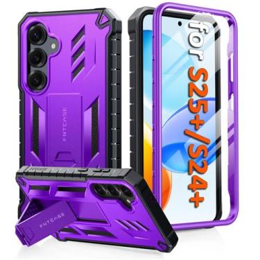 Imagem de Capa de telefone FNTCASE para Samsung Galaxy S25-Plus roxa