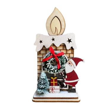 Imagem de LAMPARINA NOEL MAD C/ LED 12CM FST