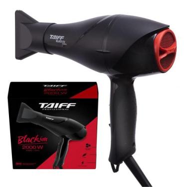 Imagem de Secador De Cabelo Taiff Black Ion Profissional Original2000W, 110V, Pr