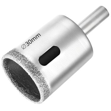 Imagem de Serra Copo Diamantada Refrigerada 30Mm Porcelanato Vidro