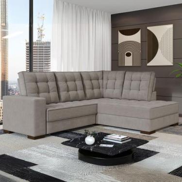 Imagem de Sofá Canto Retrátil e Reclinável Munique Tamanho 220cm X 175cm - Arte 