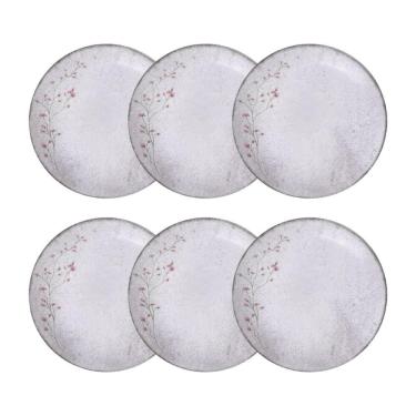 Imagem de Conjunto 6 Pratos Fundos 21cm Porcelana Floralis Tramontina