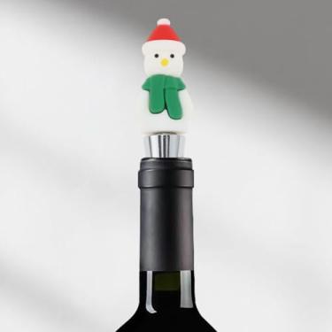 Imagem de Generic 1 peça de rolha de garrafa amarelo-rosa staghorn coral rolha de liga de alumínio TPE PVC verde branco rosa prateado tom 11,9 x 2,8 x 2,8 cm