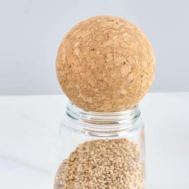 Imagem de 1 peça de bola de cortiça de vinho, rolha de rolha de cortiça para taça de vinho, substituição de garrafa de garrafa de garrafa de garrafa de vinho para o Natal