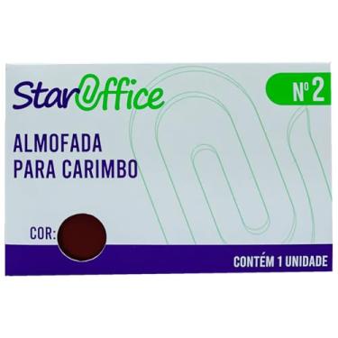 Imagem de Almofada para Carimbo N°02, Vermelho, Staroffice
