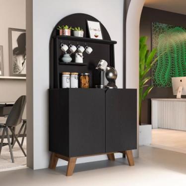 Imagem de Cantinho do Café Artely Viena Cor Preto - Artany