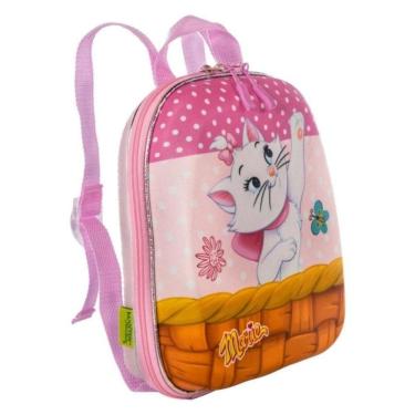 Imagem de Mochila Escolar Infantil Gatinha Marie Tamanho P