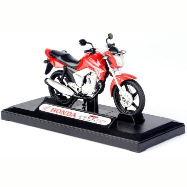 Imagem de Miniatura Moto Honda Cg Titan 150 2014 1:18 California Toys