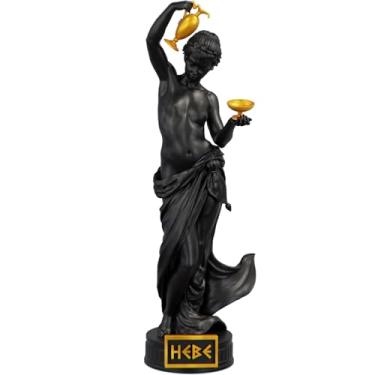 Imagem de Estátua Hebe Deusa Grega - Carolus Duran - Recriação (Cor Aurum Noctis)