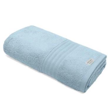 Imagem de Toalha De Rosto Bouton/Buettner Algodão Egípcio 50cmx80cm Platine Azul
