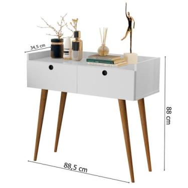 Imagem de Aparador Sala Estilo Retrô 2 Portas Conde Várias Cores - JM Casa dos M