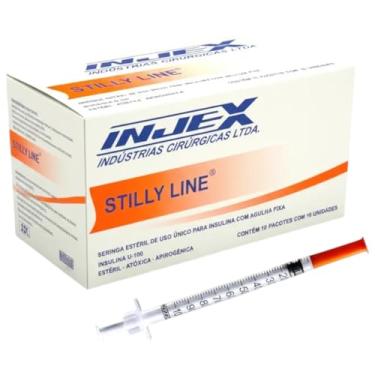 Imagem de Seringa Insulina 1ml C/ Ag Fixa 8x0,30mm Injex - Cx 100un
