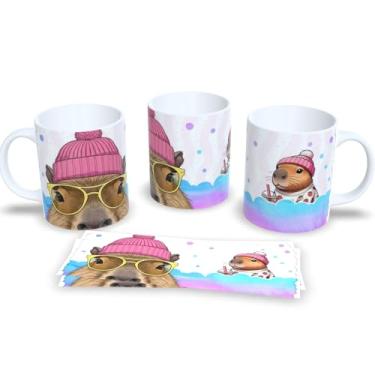 Imagem de Caneca Xícara Capivara Café Chá Chocolate Quente (Mod.15)