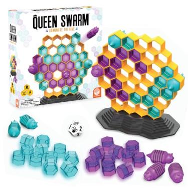 Imagem de MindWare Queen Swarm – Strategic Hive Domination Game for Kids & Families, Dice-Rolling Area Control Board Game, Ages 6+, 2-4 Players