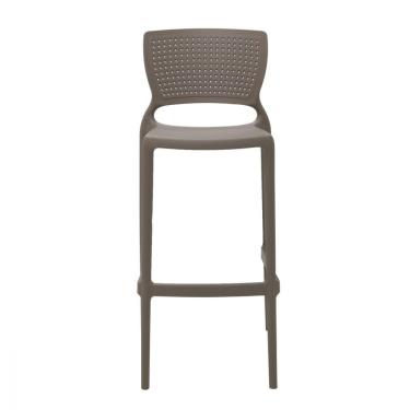 Imagem de Banqueta Tramontina Bar Camurça Em Polipropileno e Fibra 