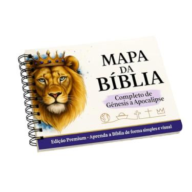 Imagem de Panorama Bíblico Completo Caderno Didático Bíblia Apostila Estudo Mapas Mentais Gênesis a Apocalipse (Capa 1)