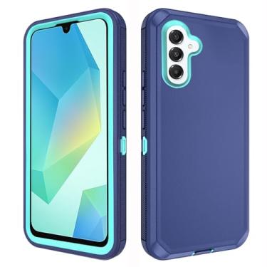 Imagem de Asuwish Capa de celular para Samsung Galaxy A16 5G/4G Capa de celular híbrida resistente à prova de choque rígida à prova de quedas acessórios móveis de corpo inteiro resistente A 16 mulheres homens
