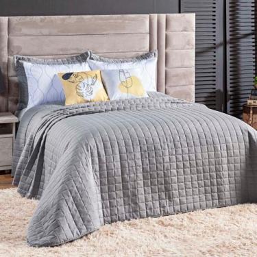 Imagem de Kit Colcha Matelassê Percal 300 fios Basic Casal 07 Peças 100% Poliést