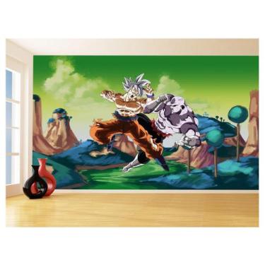 Imagem de Papel De Parede Dragon Ball Goku Vegeta Anime 3,5M Dbz334 - Você Decor