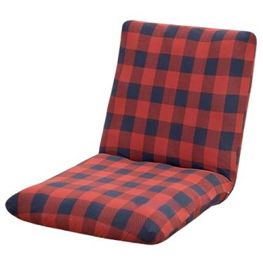 Imagem de GZYLCH Capa universal dobrável para cadeira de jogos, capa elástica ajustável para cadeira de chão, capa protetora lavável para sala de estar, Q