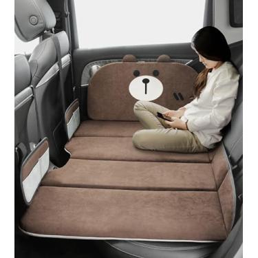 Imagem de Colchão de carro dobrável não inflável, colchão de banco traseiro de caminhão SUV dobrável para carro, colchão portátil para cama de carro, uso dupla face (A)