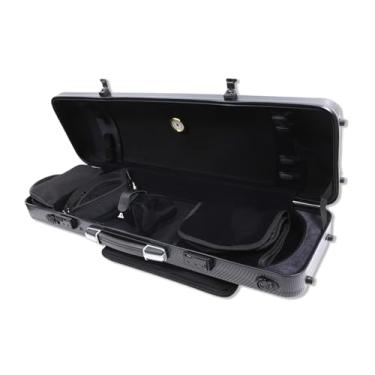 Imagem de Estojo De Violino De Fibra De Carbono, Alça De Ombro Ultraleve, Resistente Ao Desgaste, À Prova D'água, Com Trava De Combinação, Bolsa Para Violino Estojo para instrumento de violino