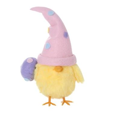 Imagem de Enfeites de mesa para pintinhos – Peça central colorida de pintinho de Páscoa – Adereços engraçados para fotos de Páscoa, suprimentos para festas de Páscoa para lareira, armários, mesa de trabalho