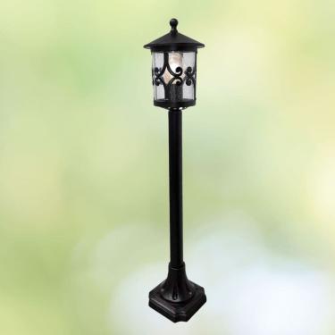 Imagem de Poste Balizador Colonial Vidro Pontilhado 74cm 1E27