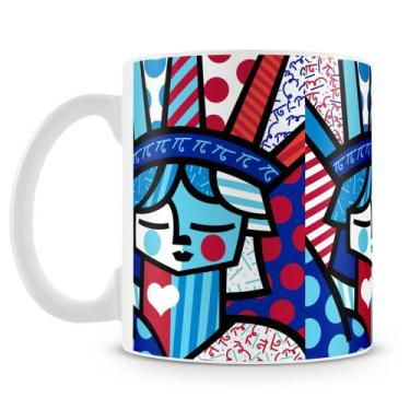 Imagem de Caneca Romero Britto - Arte e Alegria em Cada Gole - 325ml - Amo Canec