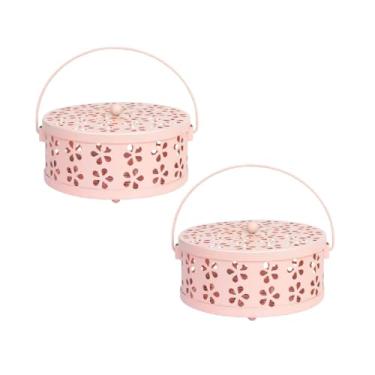 Imagem de 2 peças de suporte de bobina de mosquito Corolful, suporte portátil para incenso ao ar livre, lâmpada de estilo antigo, incenso de metal