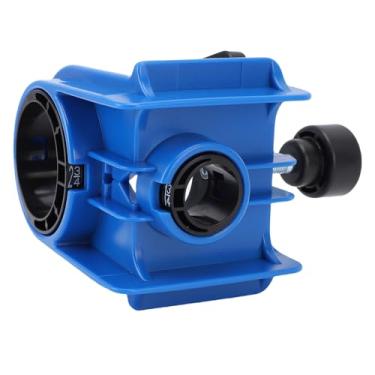 Imagem de KUIDAMOS Kit de Instalação de Fechadura de Porta, Serra de Furo de Aço Carbono Durável para Portas de Madeira, Gabarito de Guia Ajustável para Amadores Domésticos DIY