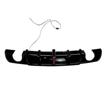 Imagem de Compatível com Chrysler 300C e 300 SRT 2015-2023. Difusor traseiro, spoiler, kit de carroceria, suporte para porta-malas, protetor de estilo automotivo.(With LED Light 1)