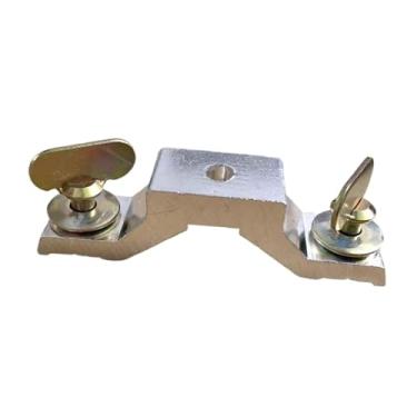 Imagem de Almencla Conector de ponte para Moving Head Light, suporte de fixação para luz, trava rápida para shows, Alumínio Prateado, Espaçamento entre