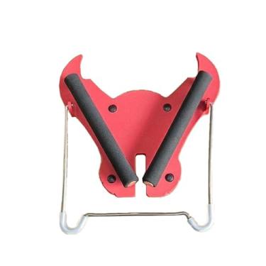 Imagem de MERIGLARE Suporte para saxofone alto, suporte para saxofone, acessório leve para instrumento musical, portátil, Vermelho